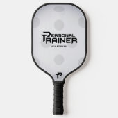 Personal Trainer Pickleball gepersonaliseerd Paddle (Achterkant)