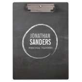 PERSONAL TRAINER SKETCH LOGO Gepersonaliseerd Klembord (Voorkant)