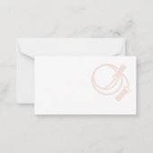 Personal Trainer Skipping Rope Landscape Thank You Notitiekaartje (Achterkant)