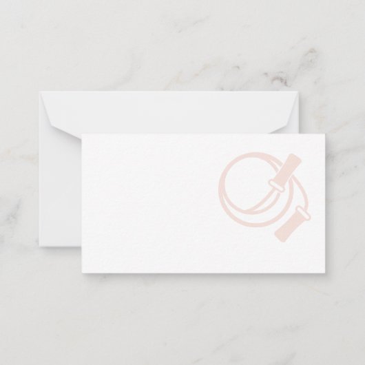 Personal Trainer Skipping Rope Landscape Thank You Notitiekaartje (Achterkant)