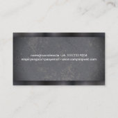 Personal Trainer | Spierlachend Man Visitekaartje (Achterkant)