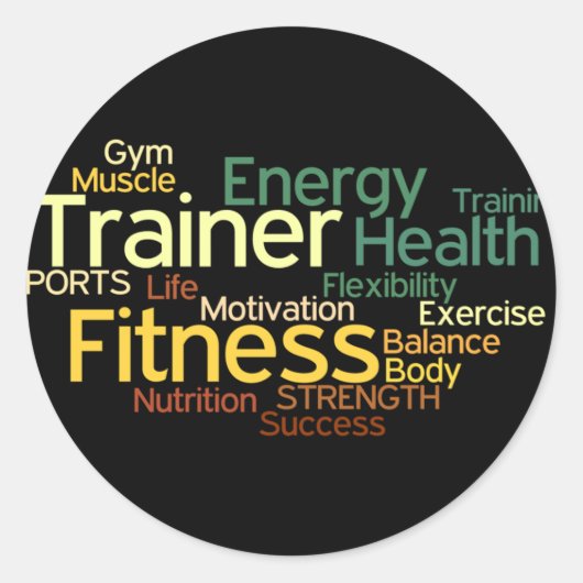 Personal Trainer Sticker (Voorkant)
