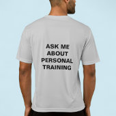 Personal Trainer T-Shirt Custom Print Promotionele