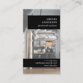 Personal Trainer Training Fitness Coach Workout  Visitekaartje (Voorkant)