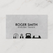 Personal Trainer | trainingsapparatuur Visitekaartje (Voorkant)