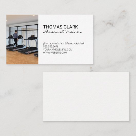 Personal Trainer | Tredmolens Visitekaartje (Voorkant / Achterkant)