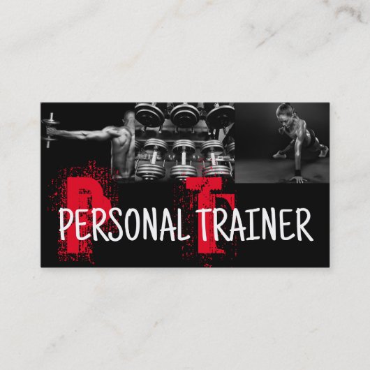  Personal Trainer  Visitekaartje (Voorkant)