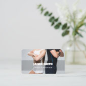 Personal trainer visitekaartje (Staand voorkant)