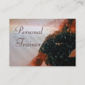 Personal Trainer Visitekaartje -  (Achterkant)