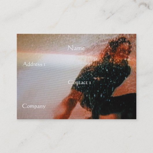 Personal Trainer Visitekaartje -  (Voorkant)