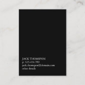 Personal trainer visitekaartje (Achterkant)