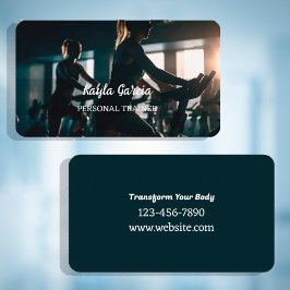 Personal trainer visitekaartje