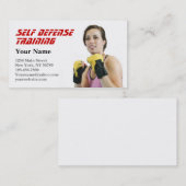 Personal Trainer Zelfverdediging Visitekaartje (Voorkant / Achterkant)
