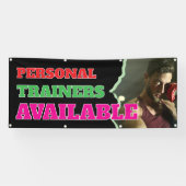 Personal Trainers Beschikbaar Aangepaste banner (Horizontaal)