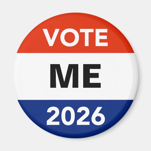 Personal Vote 2026 Midterm Election Campaign Magneet (Voorkant)