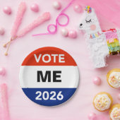 Personal Vote 2026 Midterm Election Campaign Papieren Bordje (Feest)