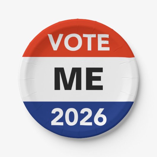 Personal Vote 2026 Midterm Election Campaign Papieren Bordje (Voorkant)