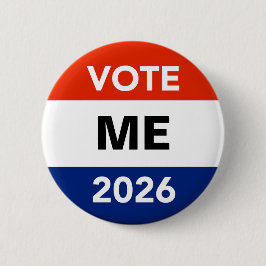 Personal Vote 2026 Midterm Election Campaign Ronde Button 5,7 Cm