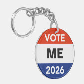 Personal Vote 2026 Midterm Election Campaign Sleutelhanger (Voorkant Links)