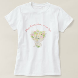 personal Wedding bouquet Bridal Shower T-shirt