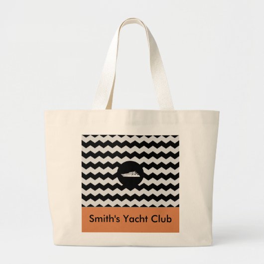 Personal Yacht Club Canvas tas (Voorkant)