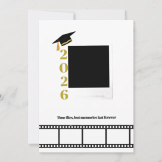 Personalisable photo graduation Card Kaart