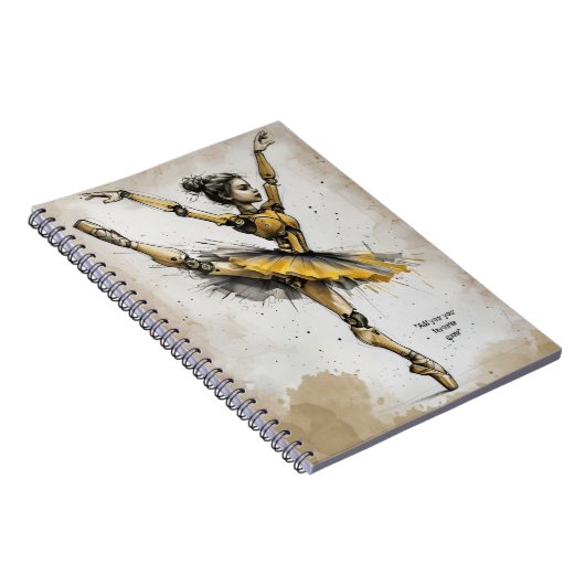 PERSONALISATIE: Dansende Meisje | Notitieboek (Rechterzijde)