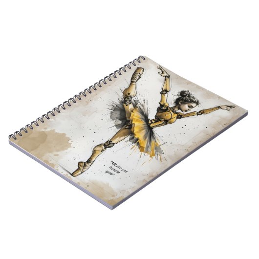 PERSONALISATIE: Dansende Meisje | Notitieboek (Linkerzijde)