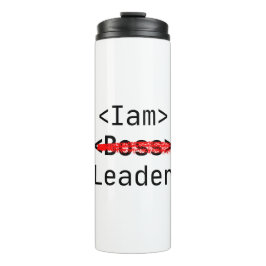 Personalisatie doel leider niet boeken thermosbeker