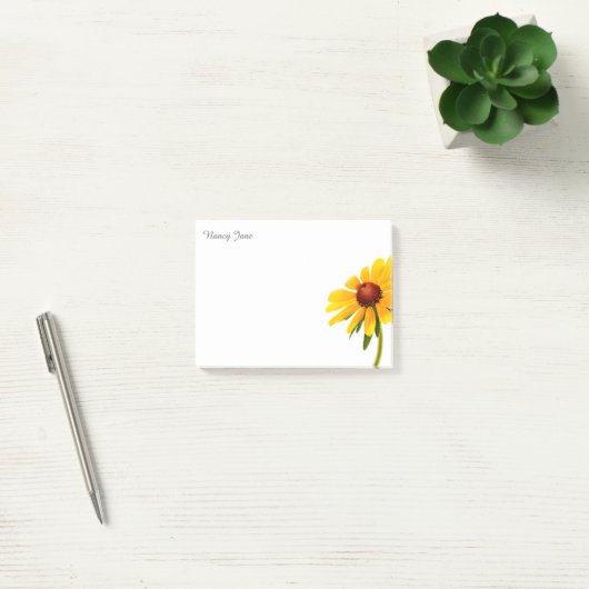 Personalisatie: Fotografie Minimale Black-Eyed Sus Post-it® Notes (Kantoor)