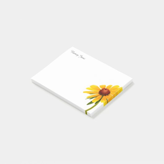 Personalisatie: Fotografie Minimale Black-Eyed Sus Post-it® Notes (Schuin)