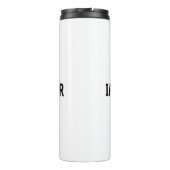 Personalisatie Iam leader niet boosts thumbler Thermosbeker (Achterkant)