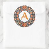 PERSONALISATIE INITIËLE William Morris RONDE STICK Sticker (Tas)