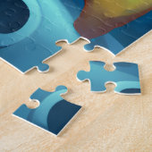 PERSONALISATIE KAT DUIKBOOT | WHIMSICAL FANTASIE LEGPUZZEL (Zijkant)