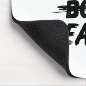 personalisatie mousepad "Ik ben leider niet baas" Muismat (Hoek)