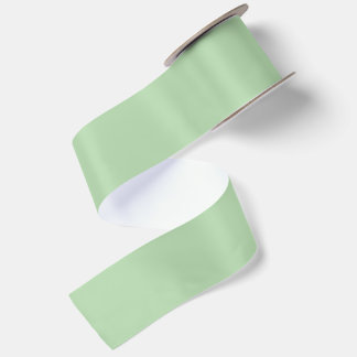 PERSONALISATIE NAAM EN TEKST LICHTGROEN SATIJNEN LINT
