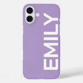 PERSONALISATIE NAAM STIJLVOOL MODERN MINIMAAL MONO Case-Mate iPhone CASE (Achterkant)