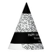 Personalisatie: Over The Hill 50th Birthday Theme Feesthoedjes (Links)