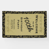 Personalisatie:  Personalisatie: Welkom bij mijn 1 Spandoek (Horizontaal)