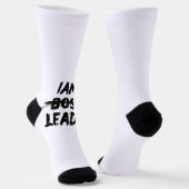 Personalisatie Premium Stockiam Leader niet boeken Sokken (Gebogen)