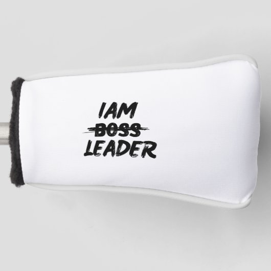 Personalisatie putter cover Iam leider niet boeken (Voorkant)