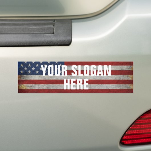 PERSONALISATIE SLOGAN LAND UITDRUKKING AANGEPASTE  BUMPERSTICKER (Op auto)