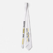 Personalisatie stropdassen iam leader niet boegero (Achterkant)
