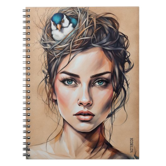 PERSONALISATIE: Veel aan mijn hoofd | Notitieboek (Voorkant)