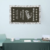 Personalisatie: Welkom bij mijn 60e verjaardag Spandoek (Beurs)