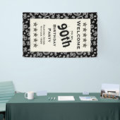 Personalisatie: Welkom bij mijn 90e verjaardag Spandoek (Beurs)