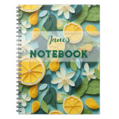 Personalise: 3D lemon Notitieboek (Voorkant)