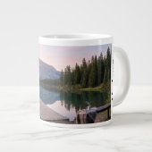 Personalise Alps Mountain Lake Nature Landscape Grote Koffiekop (Voorkant rechts)