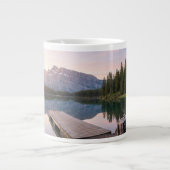Personalise Alps Mountain Lake Nature Landscape Grote Koffiekop (Voorkant)