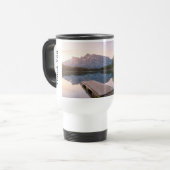 Personalise Alps Mountain Lake Nature Landscape Reisbeker (Voorkant links)